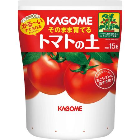 プロトリーフ/KAGOME カゴメ そのまま育てるかる〜いトマトの土 15L