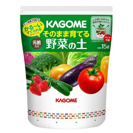 プロトリーフ/プロトリーフ カゴメ そのまま育てる野菜の土 15L