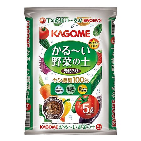 特価◎カゴメ/カゴメ かる〜い野菜の土 5L