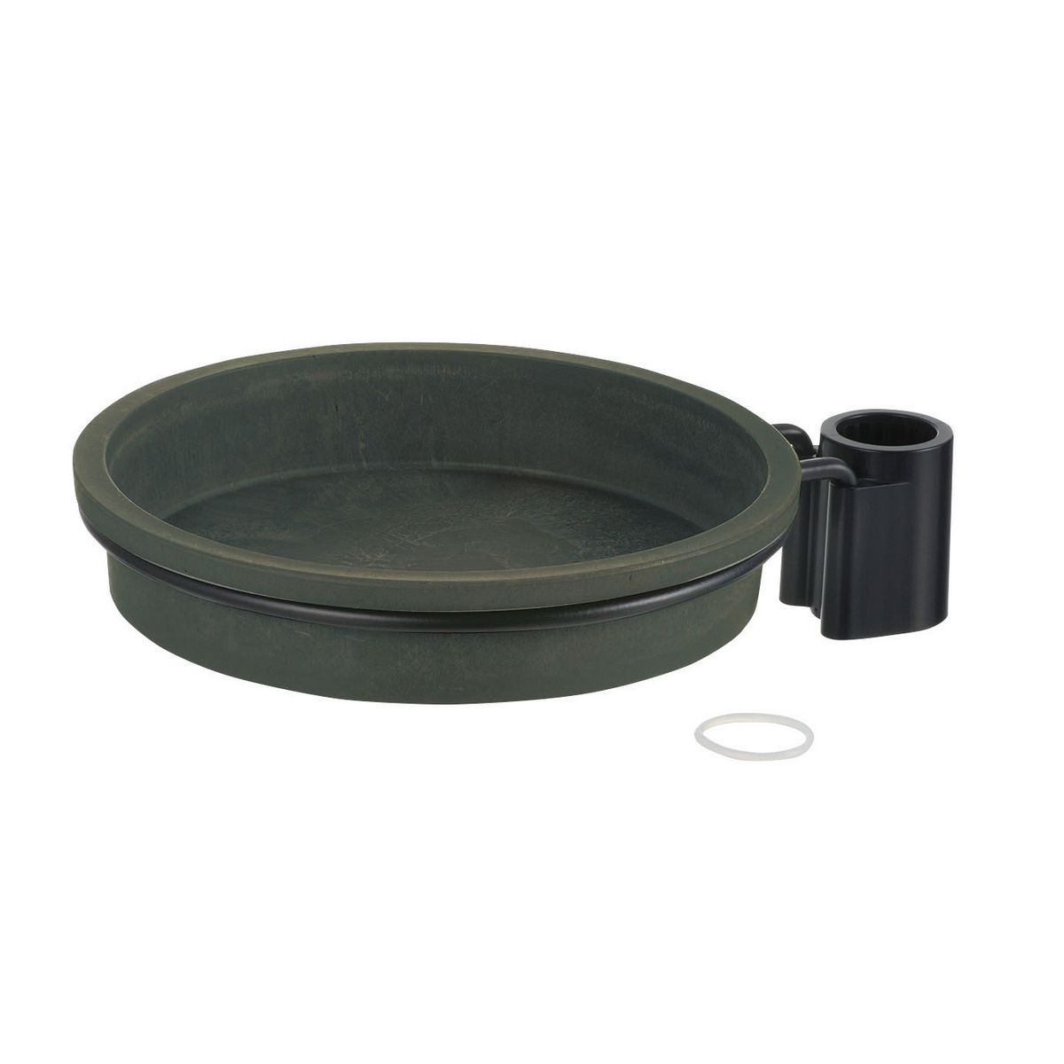 リッチェル/ボタニーハンギングポール用プレートN 幅199×奥行255×高さ62mm ブラック