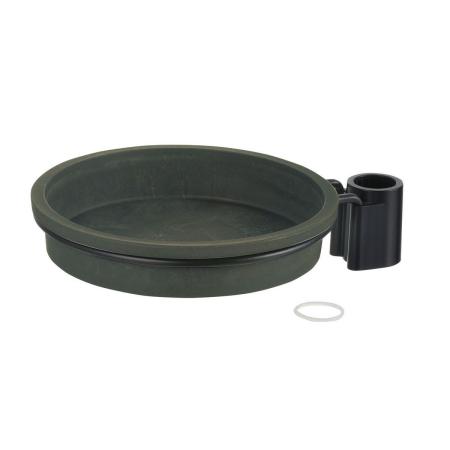 リッチェル/ボタニーハンギングポール用プレートN 幅199×奥行255×高さ62mm ブラック