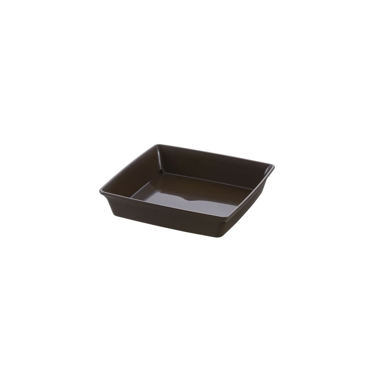 リッチェル/フォーレ スクエアプレート 5号 ダークブラウン