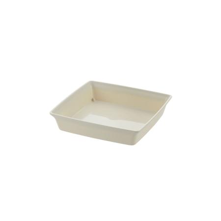 リッチェル/フォーレ スクエアプレート 6号 ホワイト