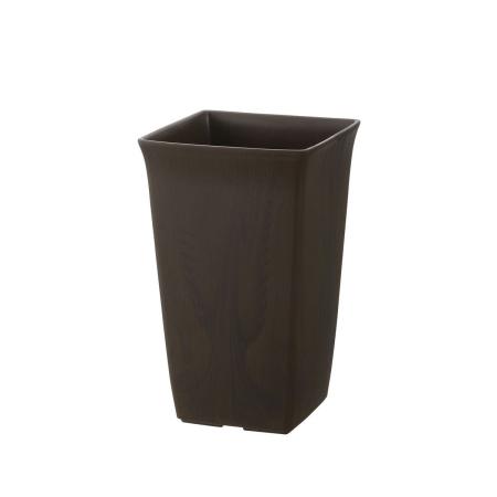 リッチェル/フォーレ スクエアポット 8号 ダークブラウン
