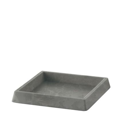 リッチェル/ボタニースクエアプレート12型 ライトグレー