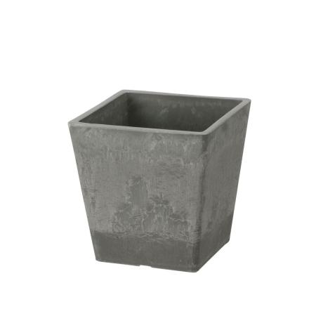 リッチェル/ボタニースクエアポット10型 ライトグレー