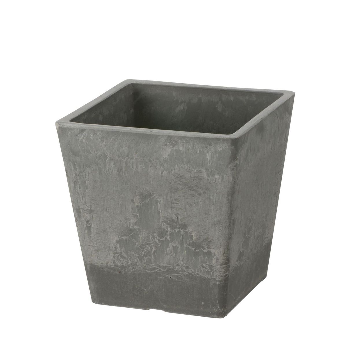 リッチェル/ボタニースクエアポット12型 ライトグレー