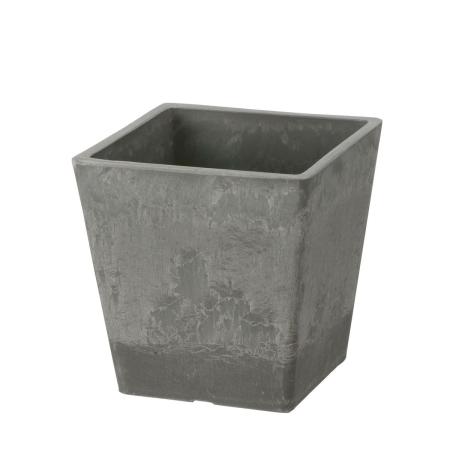 リッチェル/ボタニースクエアポット12型 ライトグレー