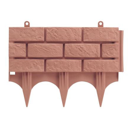 リッチェル/土留めレンガ調45型 ブラウン