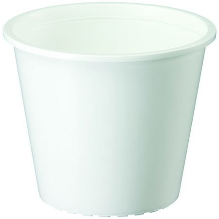 大和プラスチック/プラ鉢 6号 ホワイト