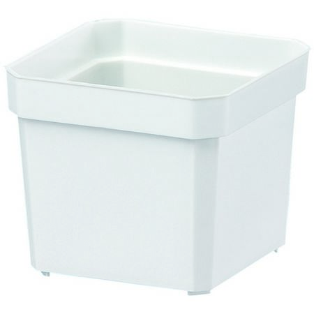 大和プラ販/プラントポット 角2号 ホワイト