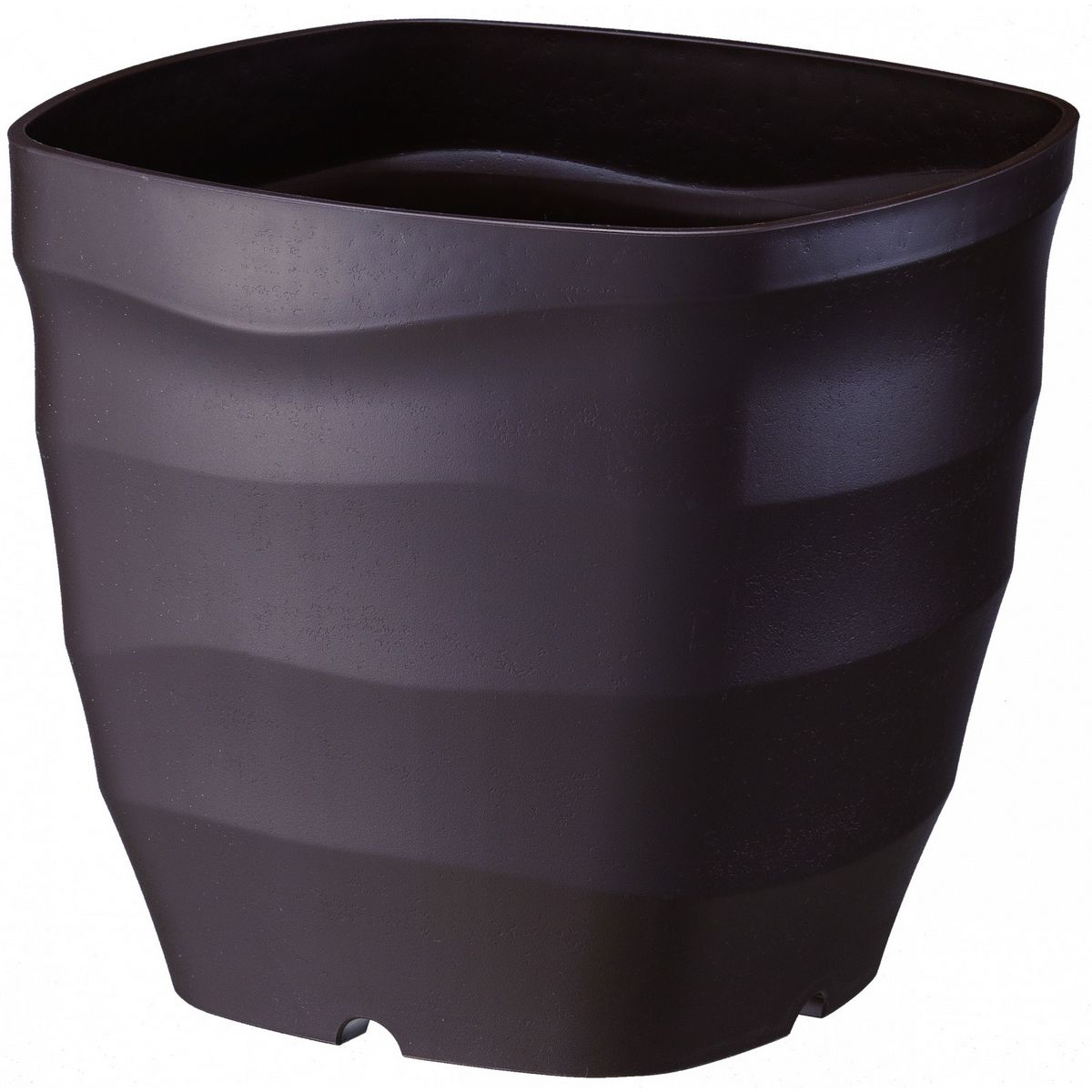 大和プラスチック/フレグラースクエアポット 24型 24型 ダークブラウン