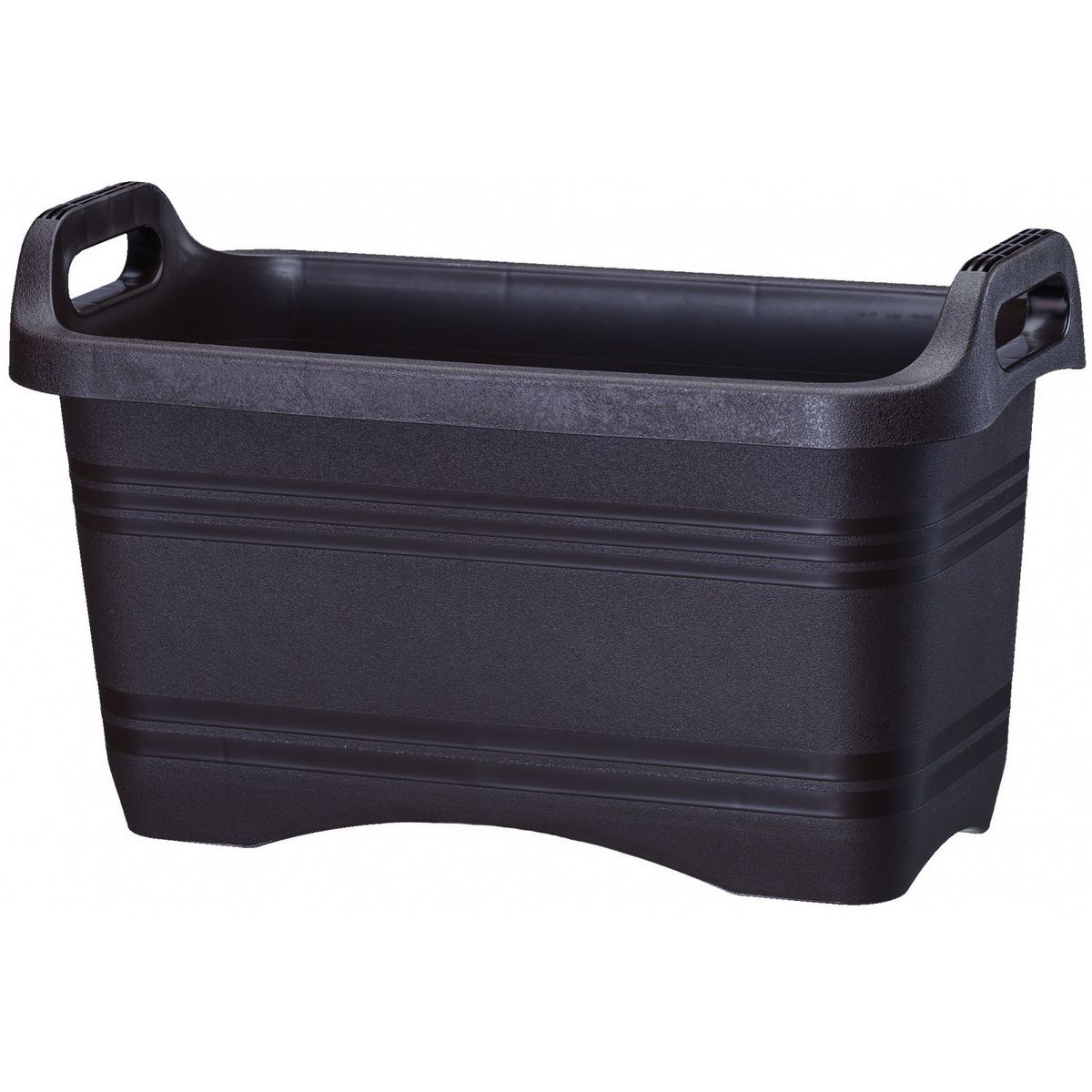 大和プラ販/ハンドルプランター 深55型 ダークブラウン