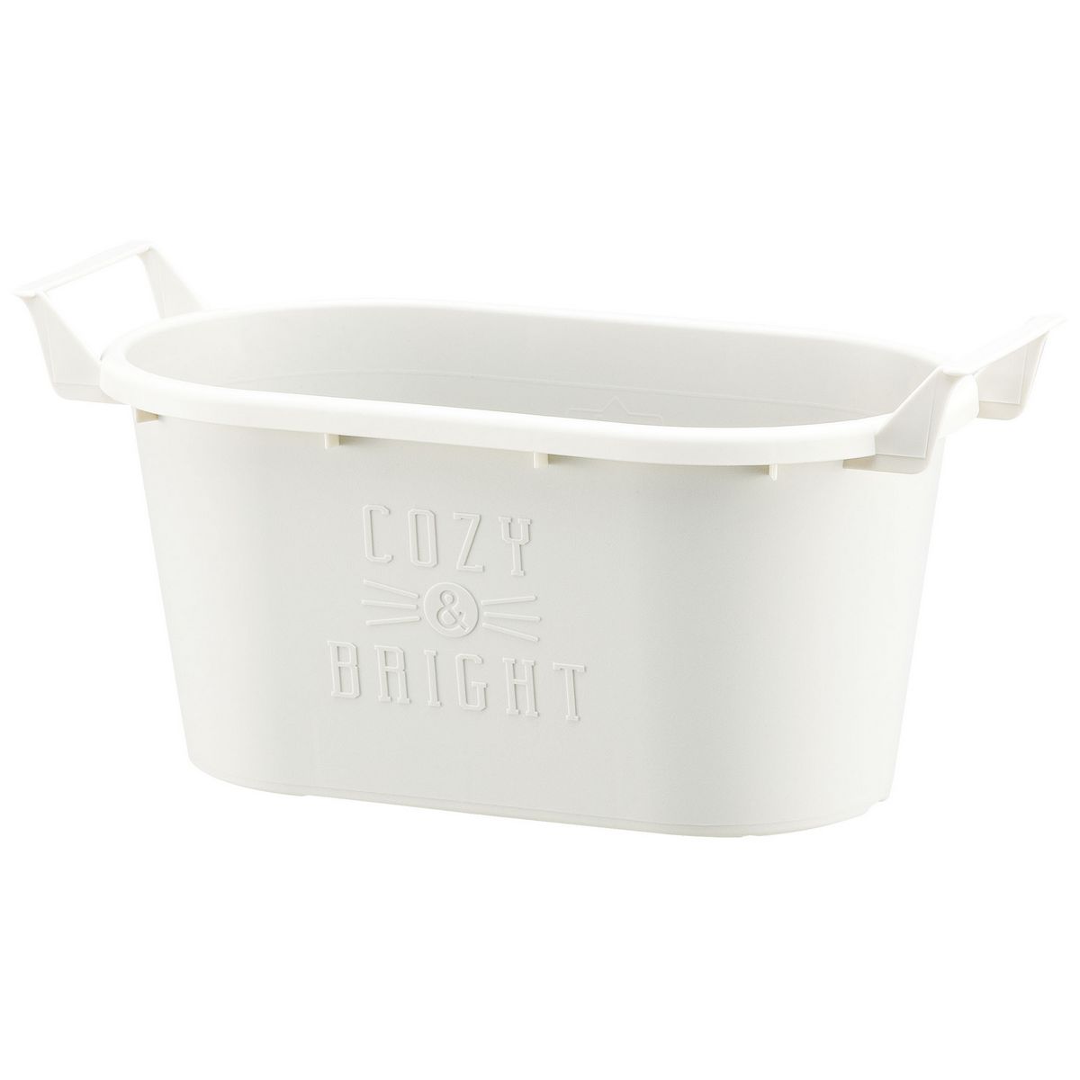 大和プラスチック/グロウコンテナ  オーバル 25型 オーバル25型 ホワイト