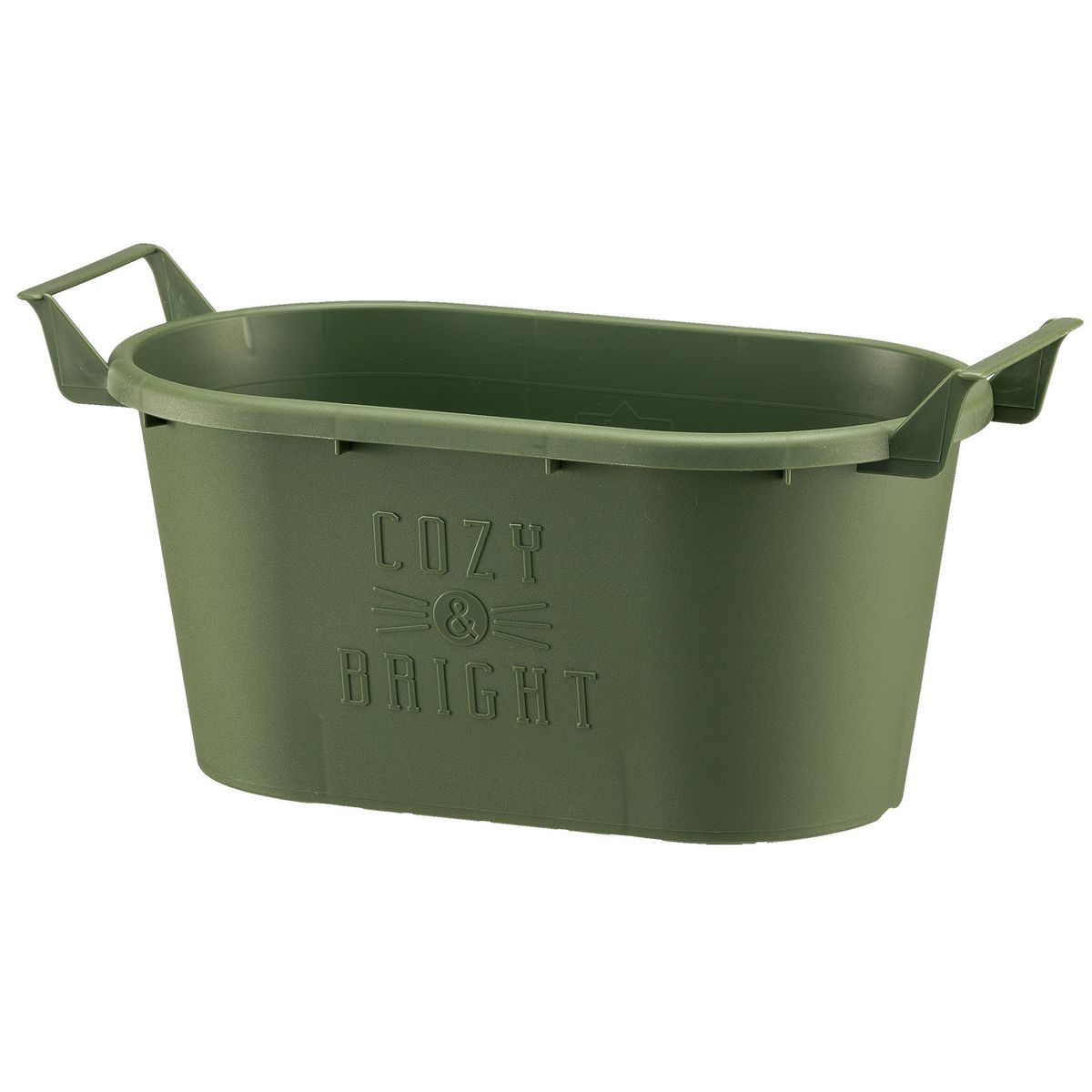 大和プラスチック/グロウコンテナ  オーバル 25型 オーバル25ガタ G