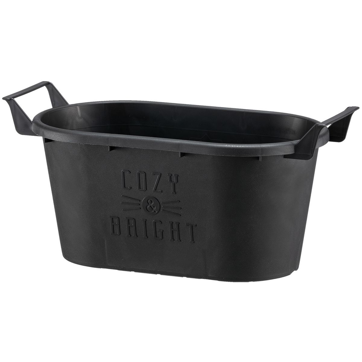 大和プラスチック/グロウコンテナ  オーバル 25型 オーバル25型 ブラック