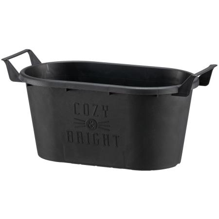 大和プラスチック/グロウコンテナ  オーバル 25型 オーバル25型 ブラック