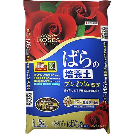 特価◎KINCHO園芸/マイローズ ばらの培養土 5L