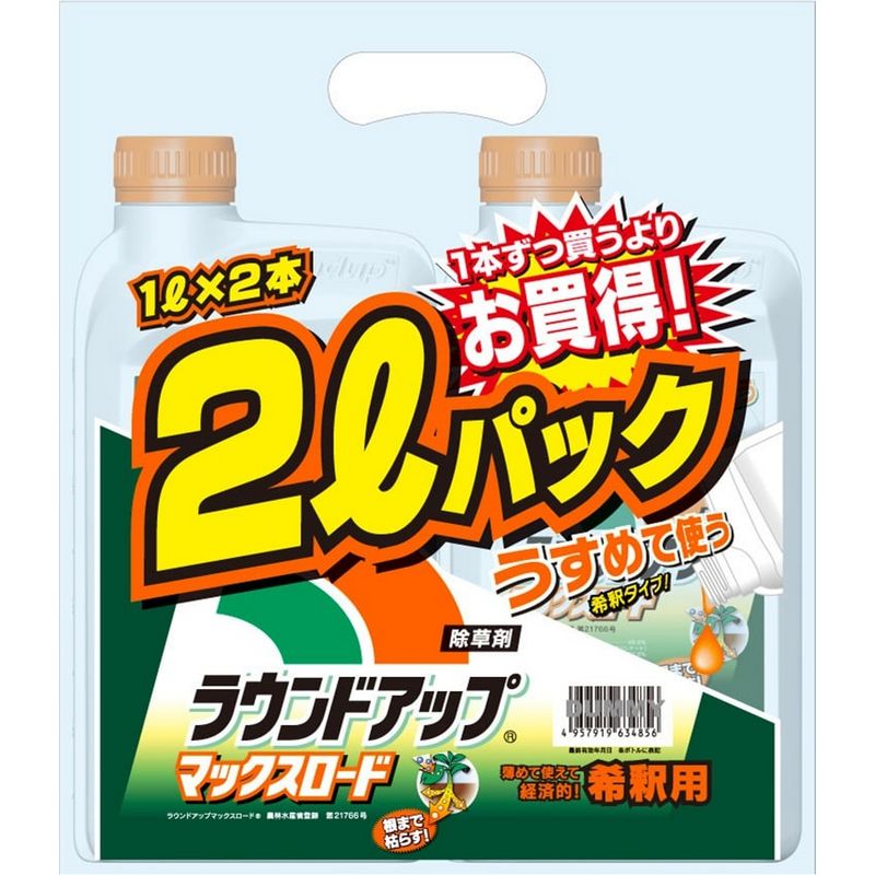 特価◎日産化学工業/ラウンドアップマックスロード 1L×2本