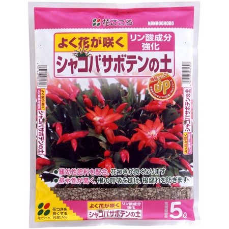 特価◎花ごころ/シャコバサボテンの土 5L