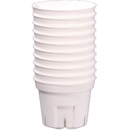 特価◎日本ポリ鉢販売/Sポット60 10個組 ホワイト