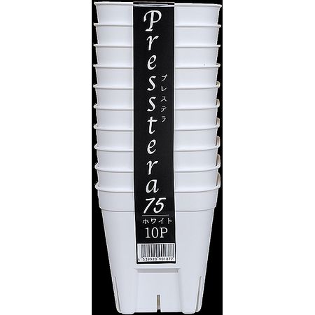 特価◎アップルウェアー/プレステラ75型 10個組 ホワイト