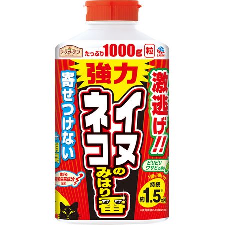 特価◎アース製薬/イヌ・ネコのみはり番 1000g