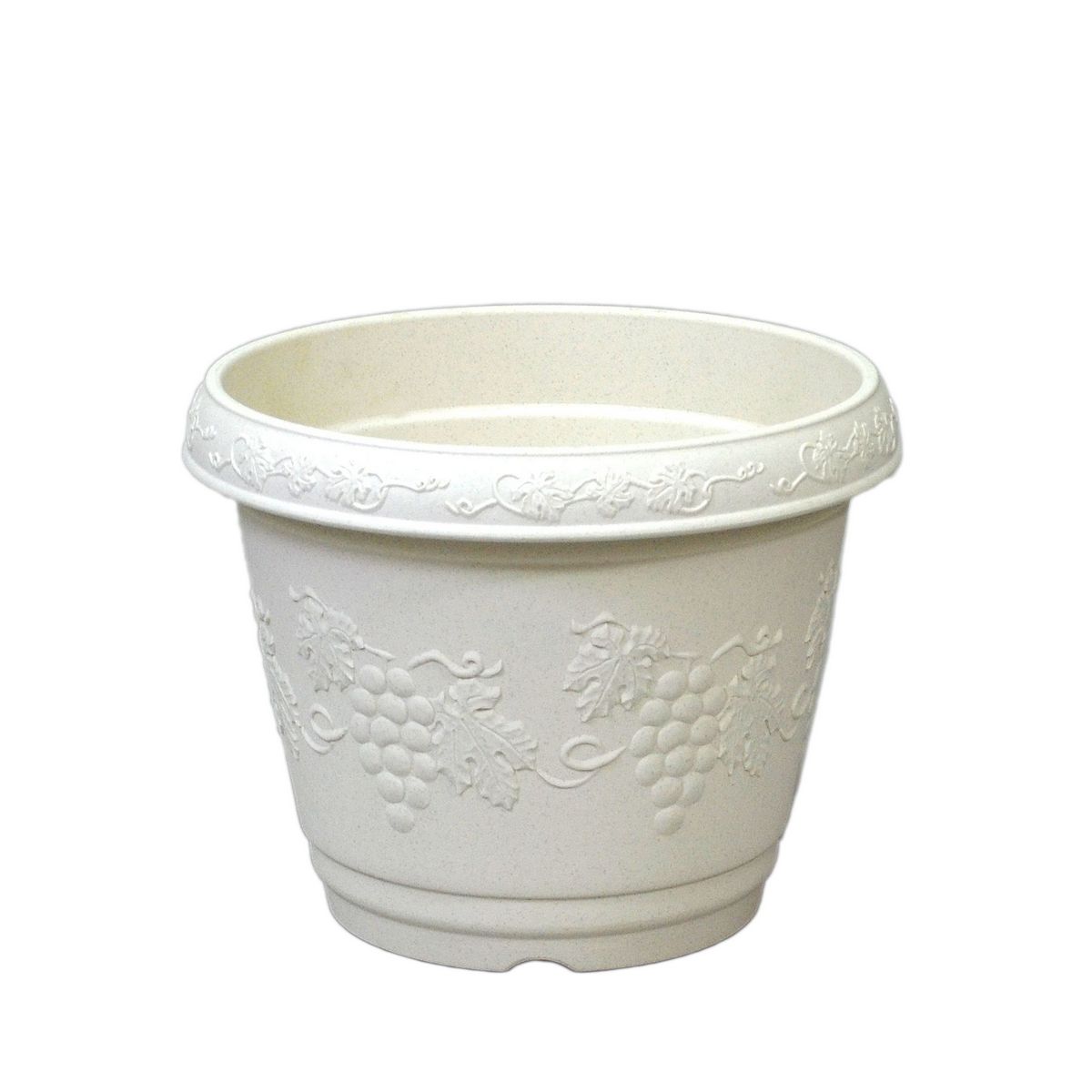 特価◎アップルウェアー/クレストプランター丸260型 ホワイト