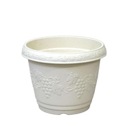 特価◎アップルウェアー/クレストプランター丸260型 ホワイト