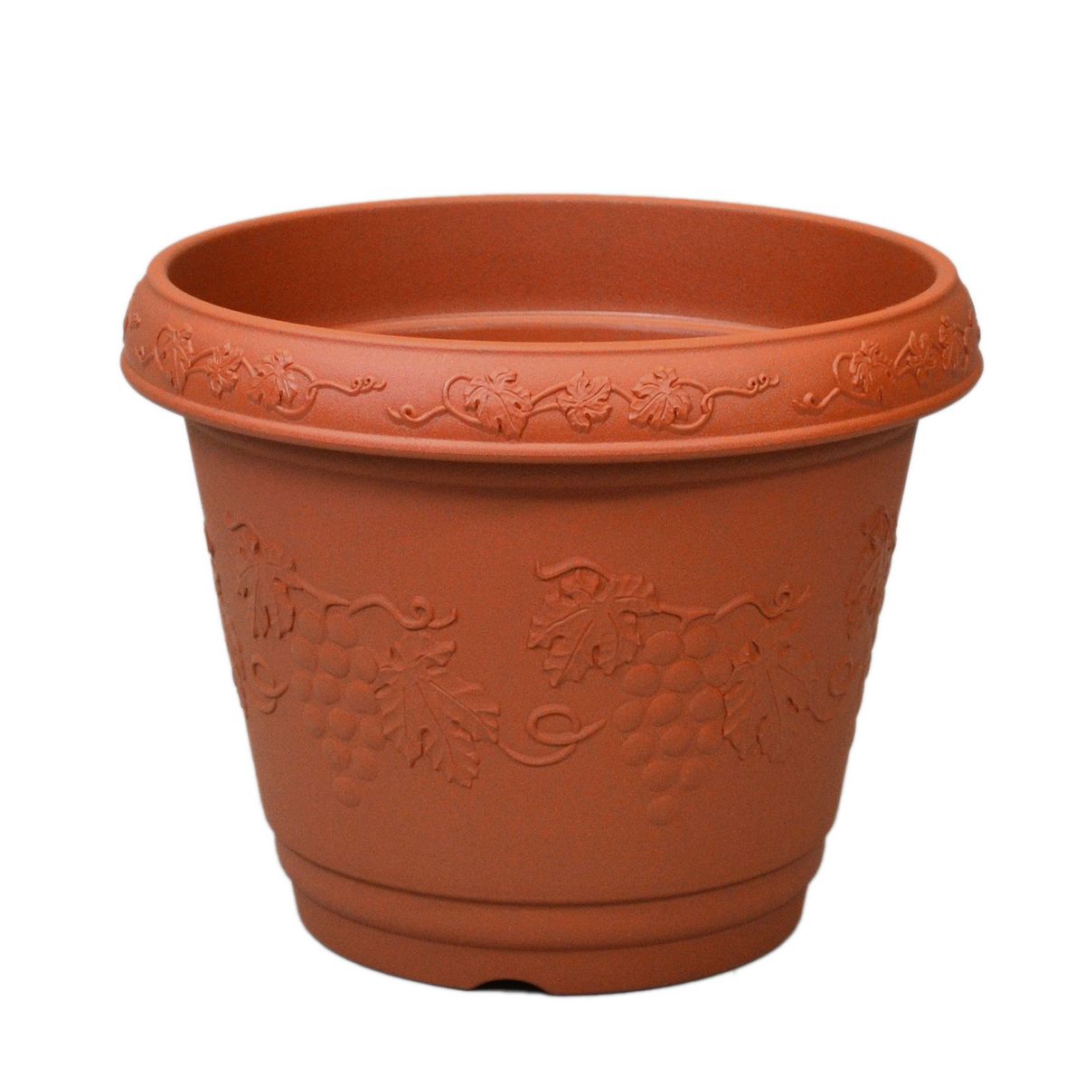 特価◎アップルウェアー/クレストプランター丸320型 ブラウン