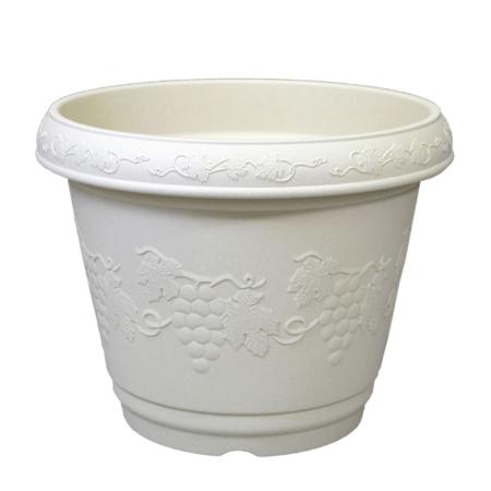 特価◎アップルウェアー/クレストプランター丸440型 ホワイト