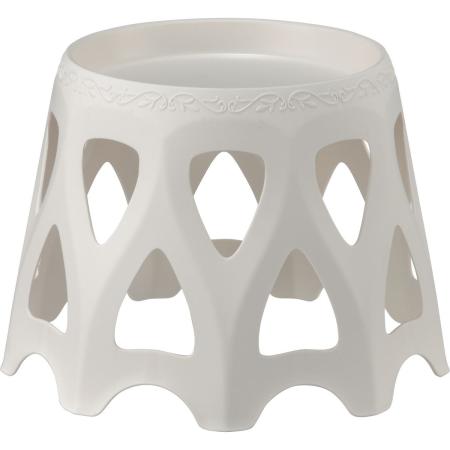 特価◎アップルウェアー/受皿付きスタンド21型 ホワイト