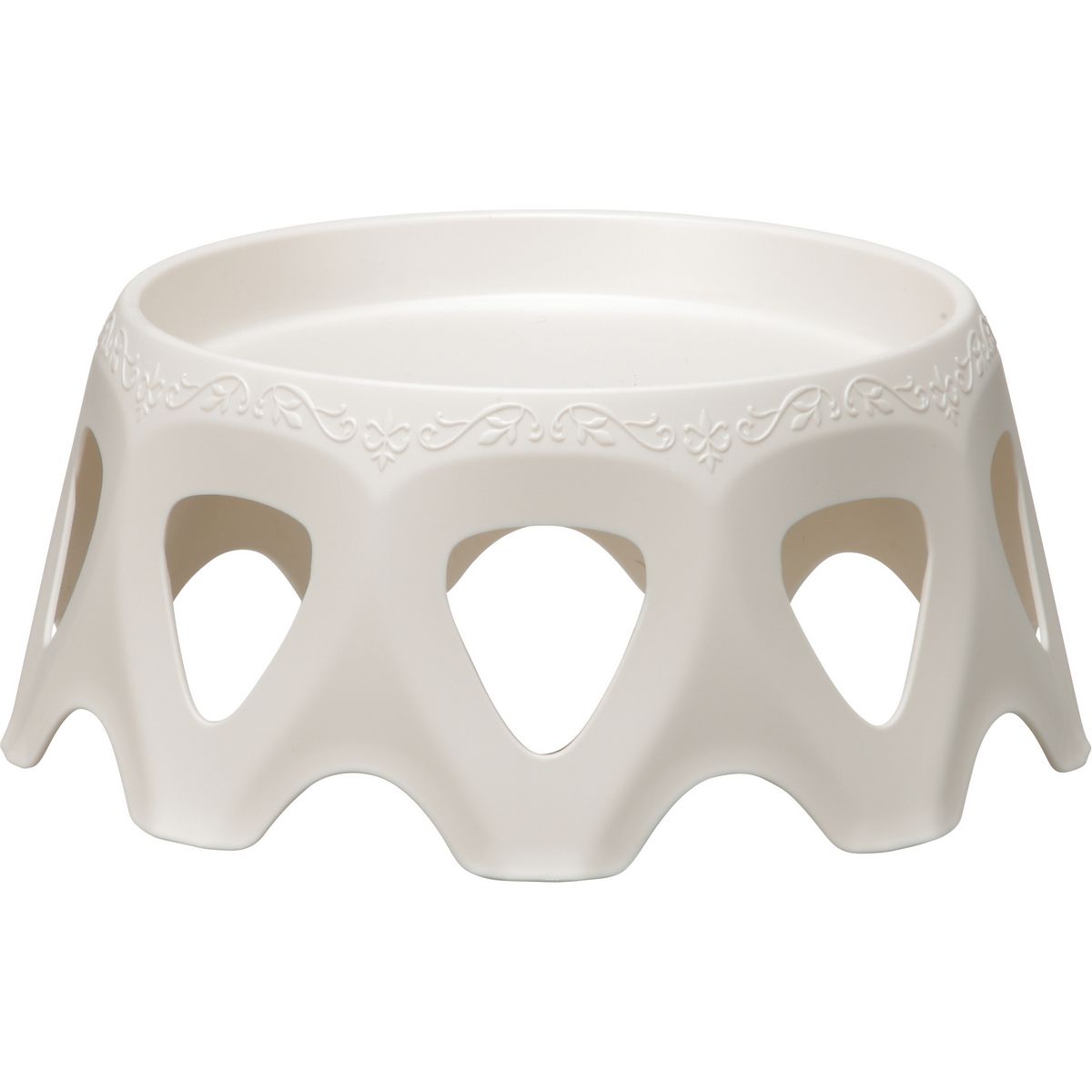 特価◎アップルウェアー/受皿付きスタンド24型 LOW ホワイト