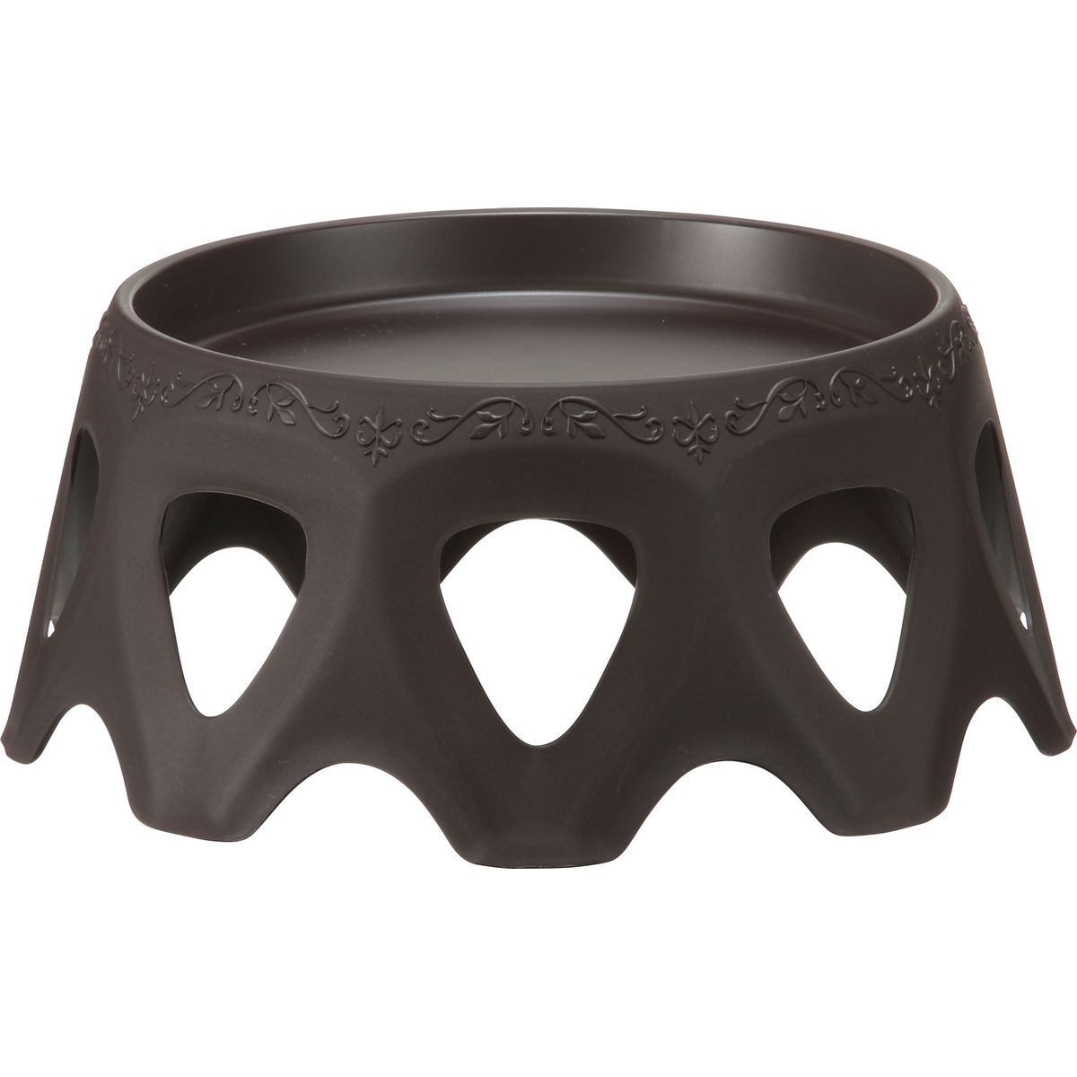 特価◎アップルウェアー/受皿付きスタンド24型 LOW ダークブラウン