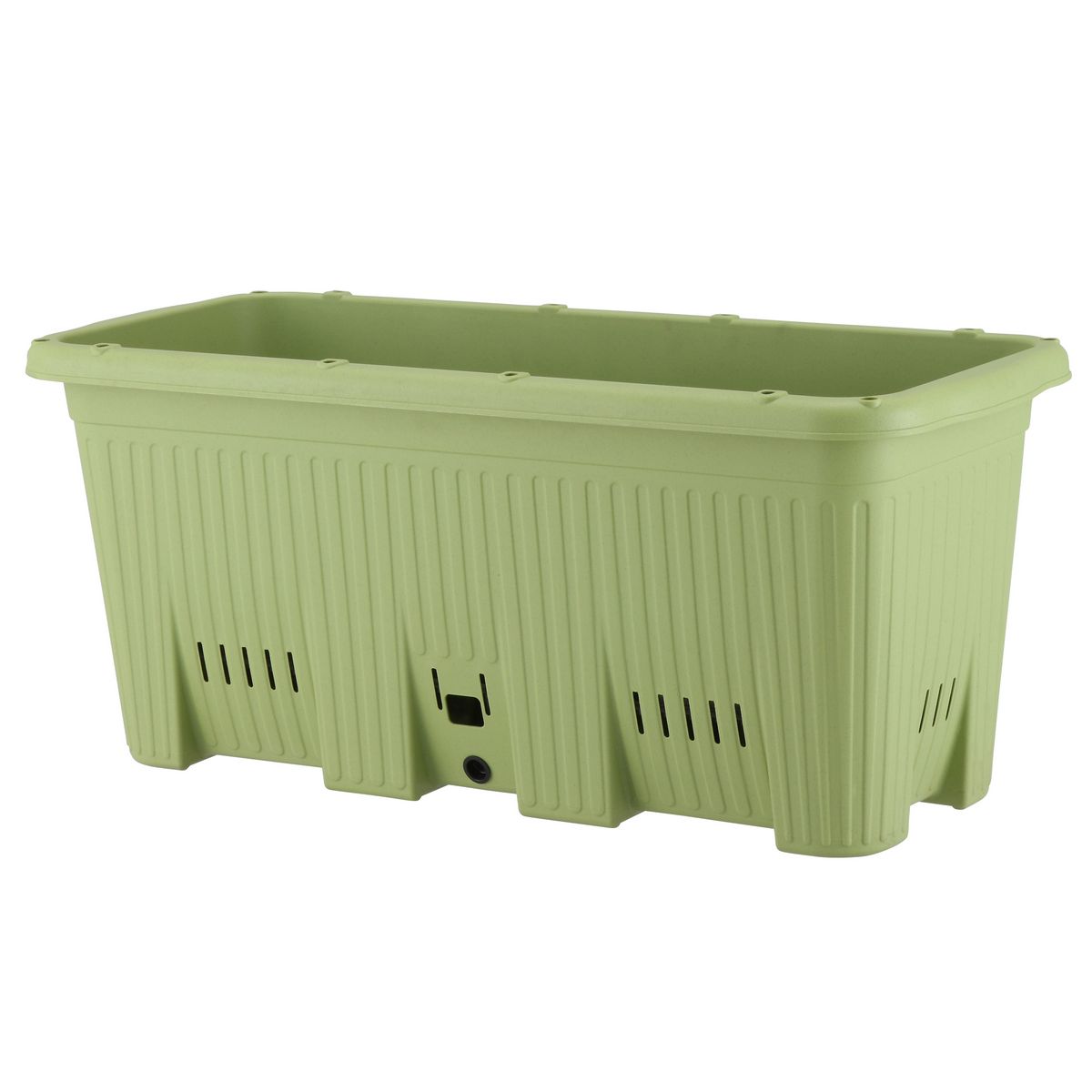 特価◎アップルウェアー/楽々菜園 深型 750 支柱用フレーム付 サラダグリーン