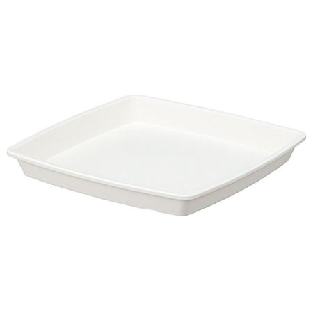 特価◎アップルウェアー/クラフトスクエアプレート30型 ホワイト