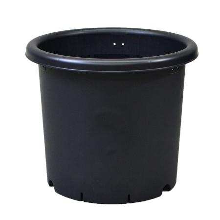 特価◎アップルウェアー/菊鉢8号 ブラック