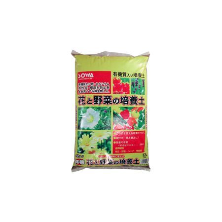 特価◎創和リサイクル/花と野菜の培養土 12L