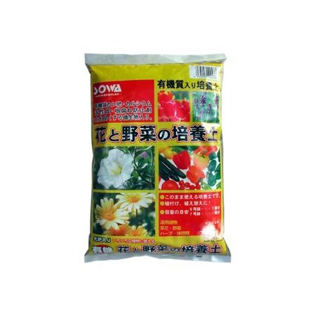 特価◎創和リサイクル/花と野菜の培養土 1L