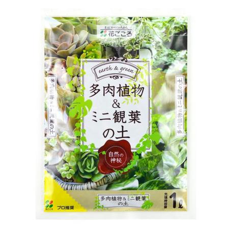 特価◎花ごころ/多肉植物&ミニ観葉の土 1L