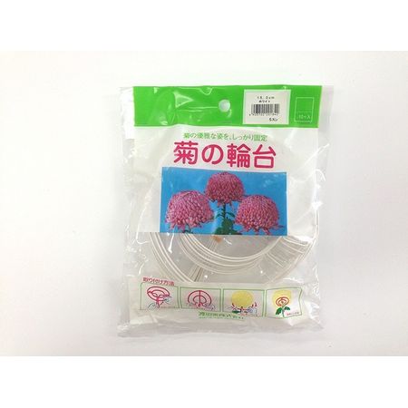 渡辺泰/菊輪ヘッダー付き10コ入 15.0cm 10個入