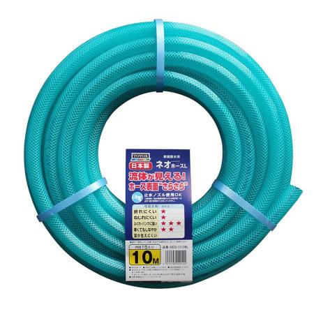 トヨックス/散水ホース ネオホースL 10m 流体が見える NEO-1510BL