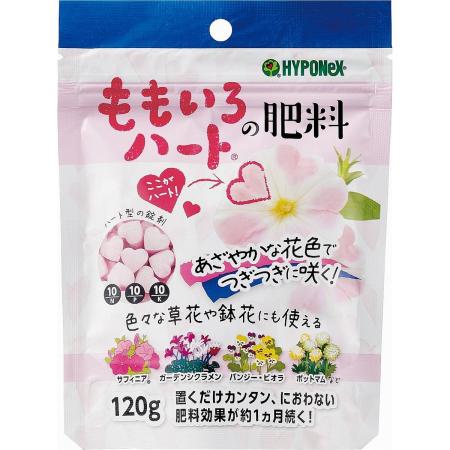 特価◎ハイポネックス/ももいろハートの肥料 120g