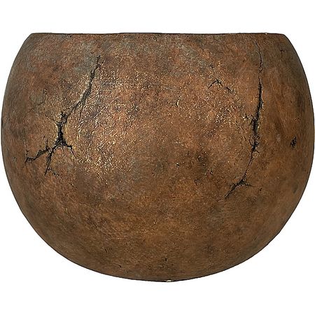 welzo/アンティークラウンドポット(ブラウン) WC1732-004135BR