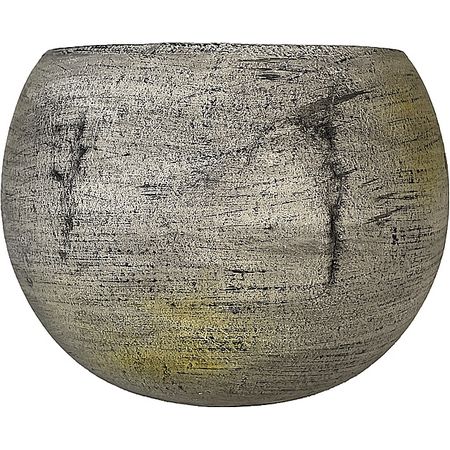 welzo/アンティークラウンドポット(ブラック) WC1732-004135BK