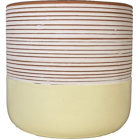 welzo/カラーポット(クリームイエロー) WC1732-005140CRY