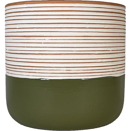 welzo/カラーポット(モスグリーン) WC1732-005140MGR