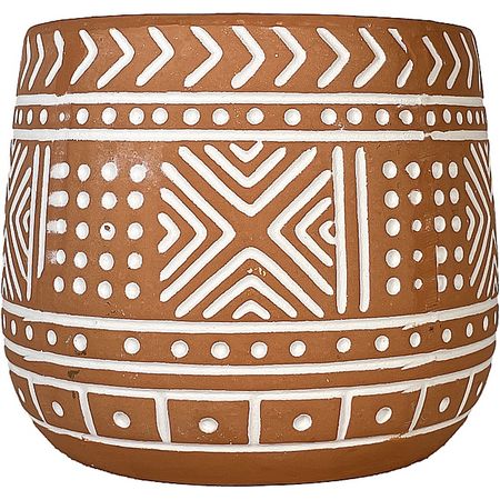 welzo/トライバルポット(オレンジ) WC1732-007130OR