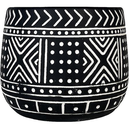 welzo/トライバルポット(ブラック) WC1732-007110BK