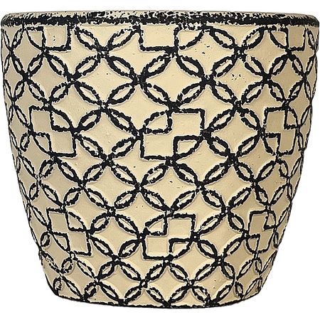 welzo/ジオメトリックポット WC1733-001070BLBK